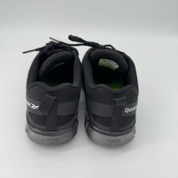 Reebok Work Sublite Cushion Alloy‎ Toe Safety Shoe Black Slip Resistant M 6 W 8 - Picture 4 of 9